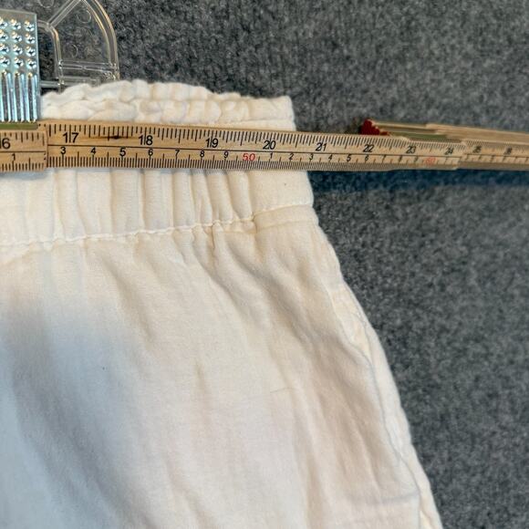 Old Navy Shorts Womens 2XL XXL White Pull On Stretch Waist Plus Size Culottes - Picture 3 of 6